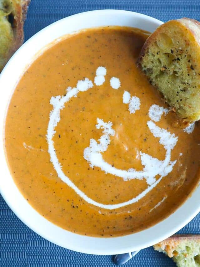 Creamy Tomato Soup With Fresh Tomatoes