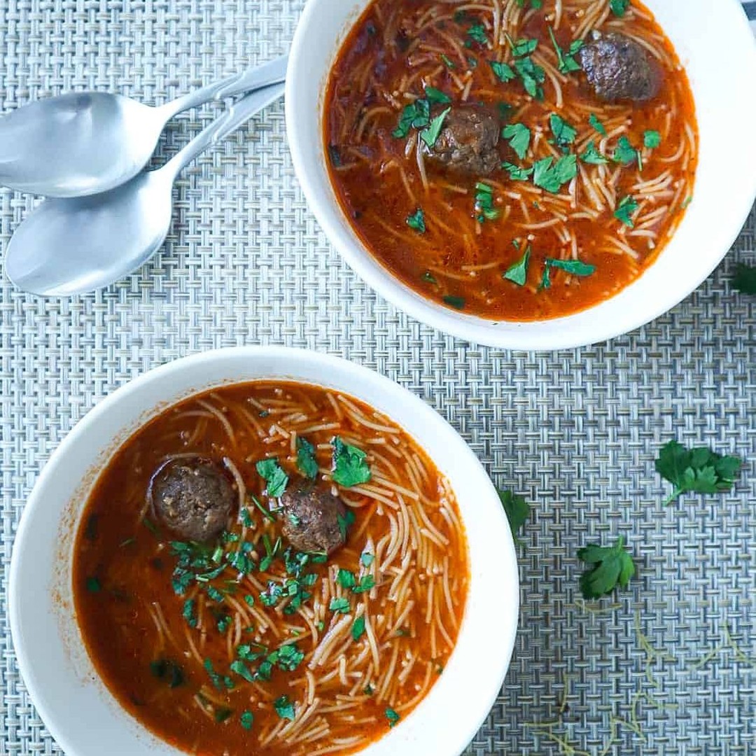 I think it's time for some comfort food in this cold winter weather 🥶❄ And this meatball vermicelli soup might just do the trick! What do you think?

#soupforthesoul #soupoftheday #Eatenjoybyraneem #eatingwell #foodblogger #foodpics #foodporn #food #foodie #homecook #homecooking #homecooked #foodbloggers #dinner #foodphotography #deliciousfood #soup #yummyfood #yummy #instafood #homemadefood #foodstagram #foodphotography #souprecipes #recipeoftheday #recipeshare #soupweather #meatballs #meatball #meatballsoup