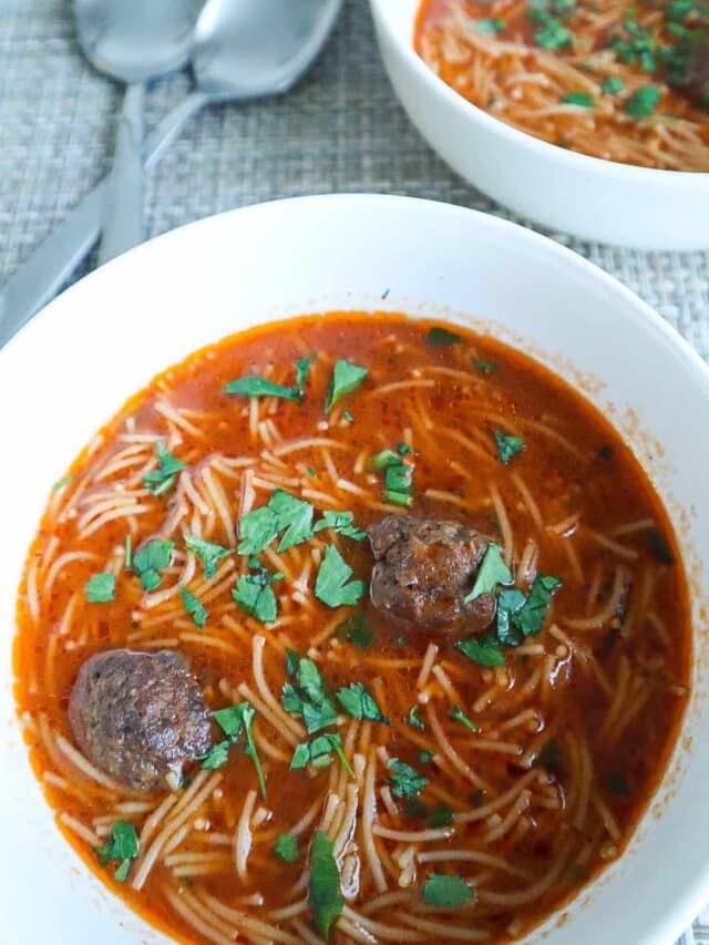 Vermicelli Soup with Meatball