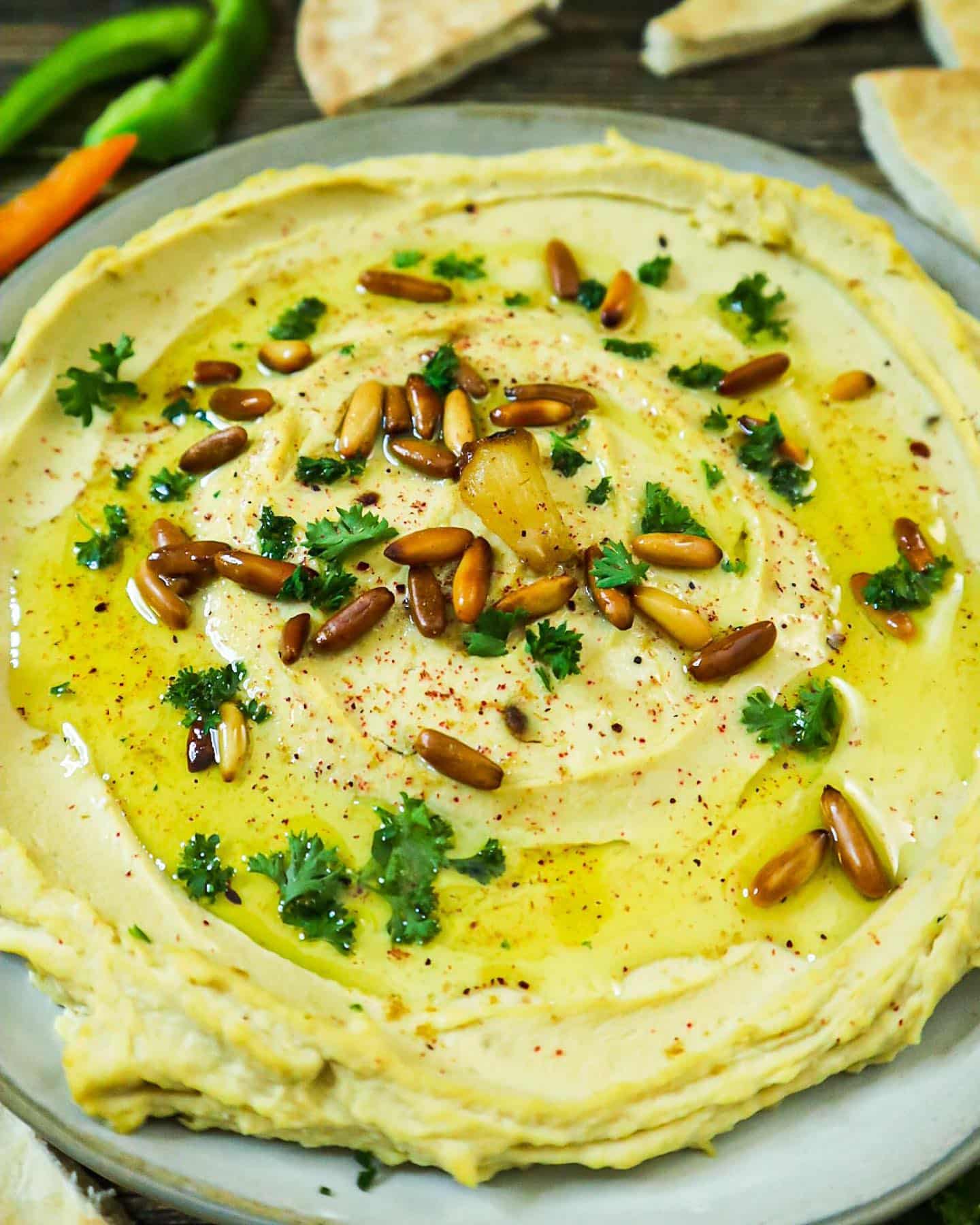 Garlic lovers gather up! This Roasted Garlic Hummus recipe is the one ❤️; It’s healthy, creamy, smokey, and of course, garlicky!

*Check out the recipe and let me know what you think 🙂. 

*Want the recipe? Tap @eatenjoybyraneem and click the link in my profile description below the pic.

.
.
.
.
.

#hummus #roastedgarlic #roastedgarlichummus #roasted #food #vegan #foodie #foodporn #feedfeed #f52grams #todayfood #healthyfood #instafood #foodphotography #veganfood #yummy #vegetarian #foodstagram #foodblogger #hummuslover #plantbased #delicious #middleeasternfood #homemade #pita #chickpeas #hummusrecipe #bhfyp