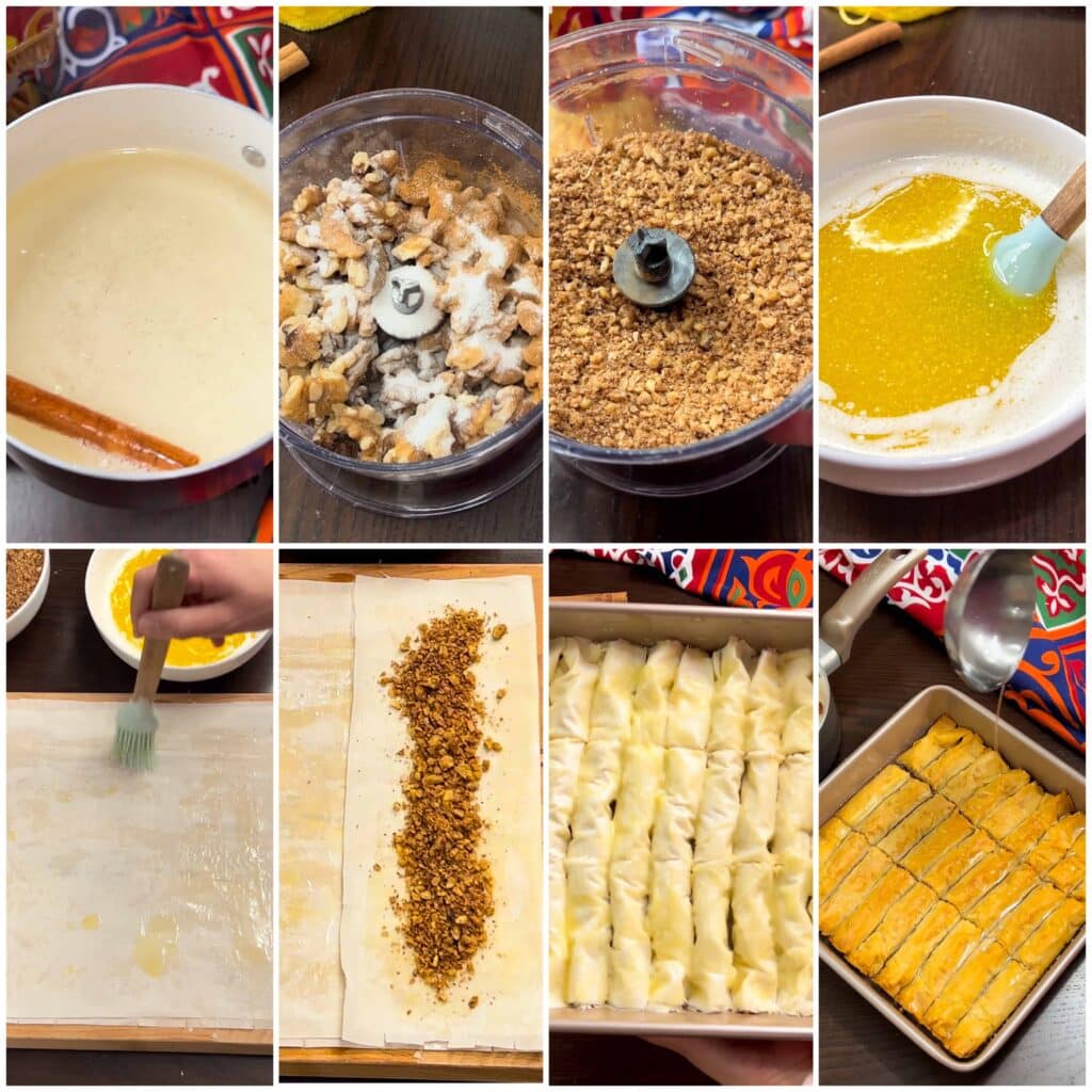 step by step in making this dessert